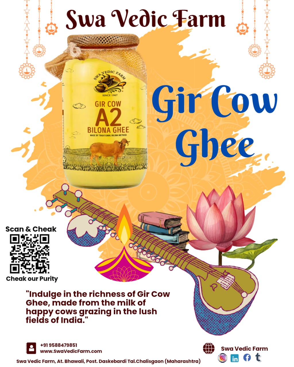 A2 Bilona Gir Cow Ghee